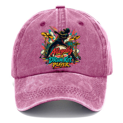 Allegedly A Drum Kit Player Music Instruments Classic Cap – Dusty Rose