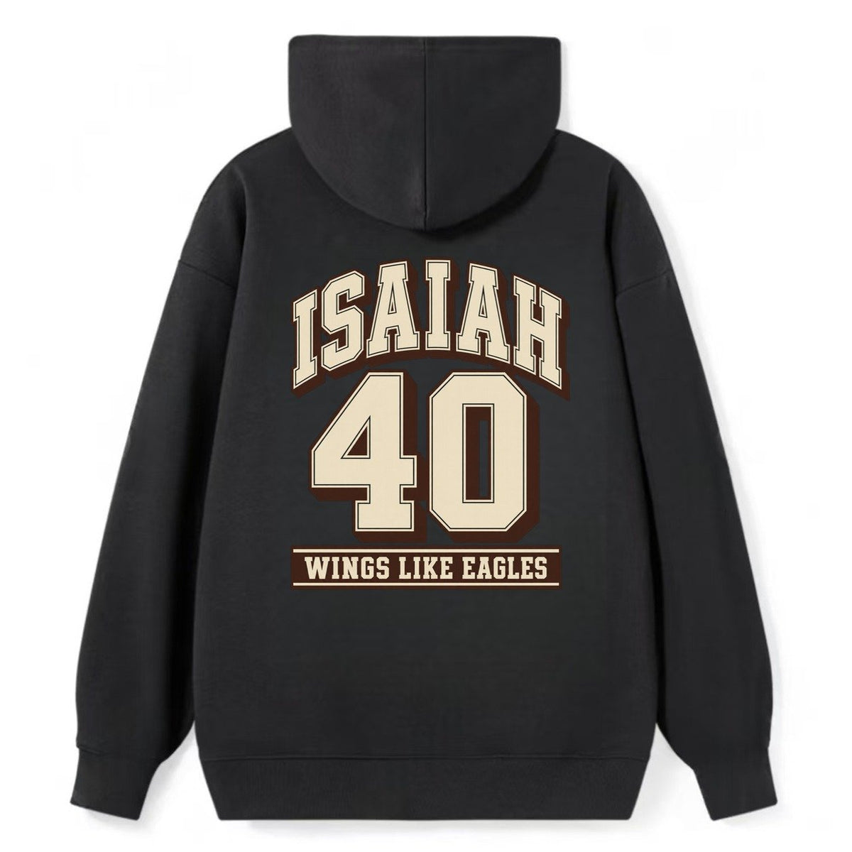 Isaiah 40 Varsity Chapel Varsity Classic Pullover Hoodie – Black