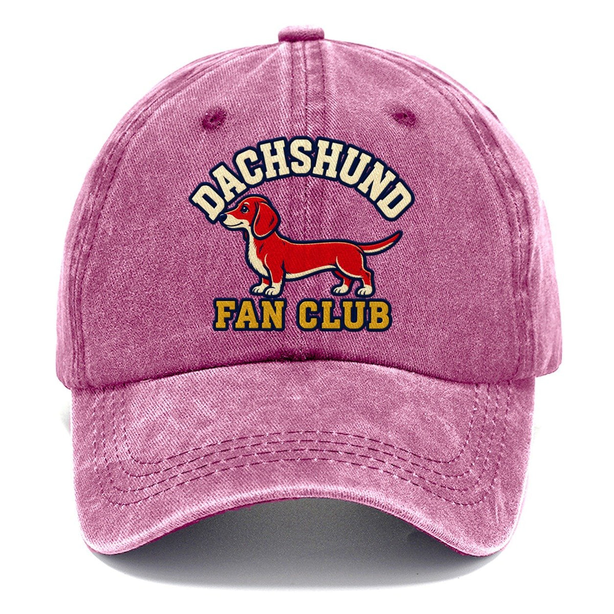 Dachshund Fan Club Classic Cap – Dusty Rose