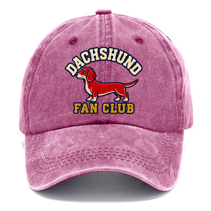 Dachshund Fan Club Classic Cap – Dusty Rose