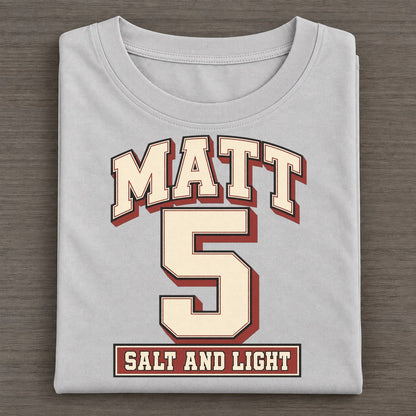 Matthew 5 Varsity Chapel Varsity Classic T-shirt – Grey