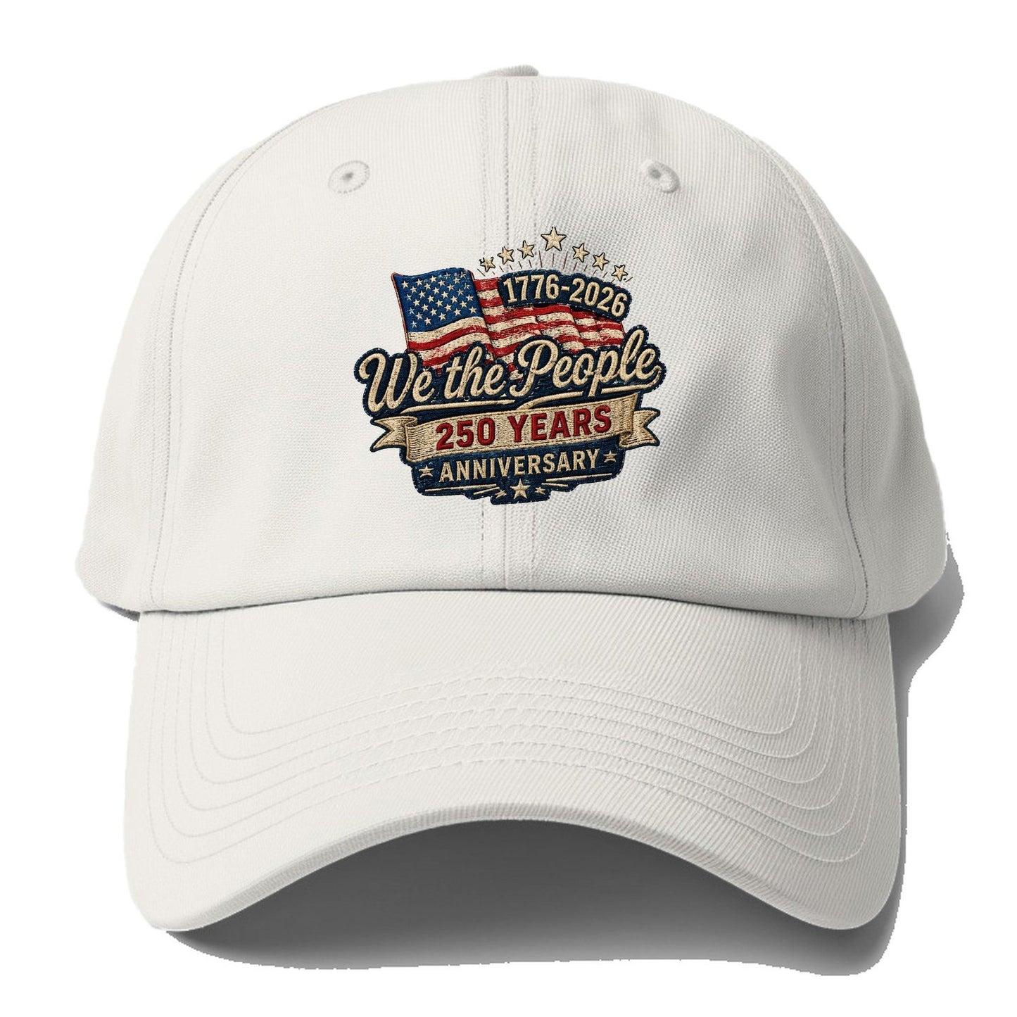 We The People 250 Baseball Cap – Off White