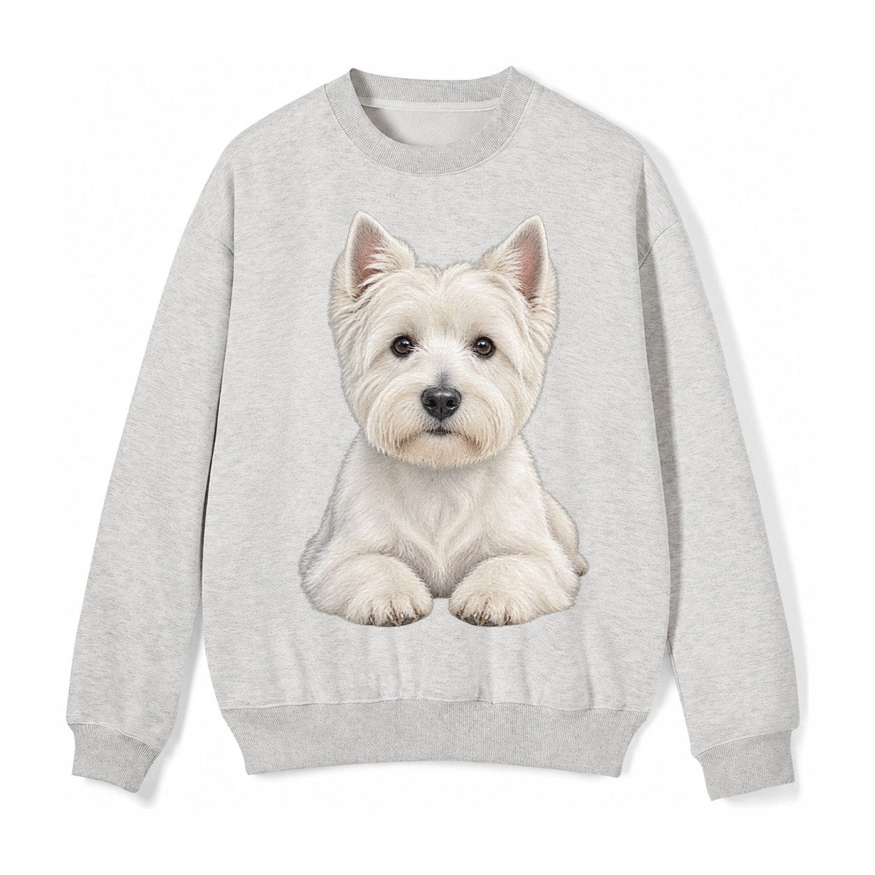 Pickleball Fleece Sweatshirt – Light Gray
