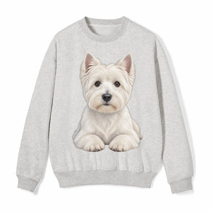 Pickleball Fleece Sweatshirt – Light Gray