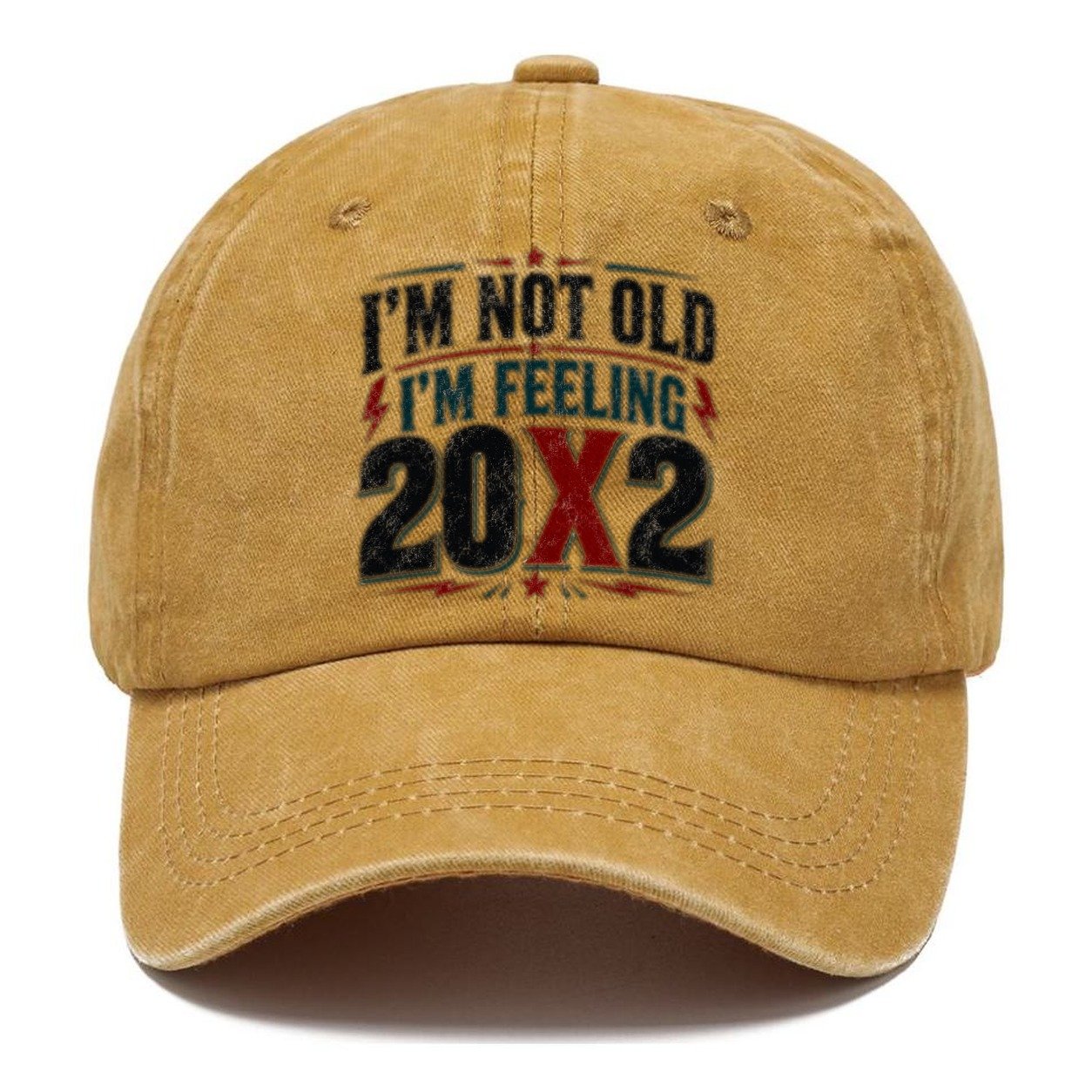 Im Not Old Im Feeling 20x2 Vintage Classic Cap – Golden Harvest