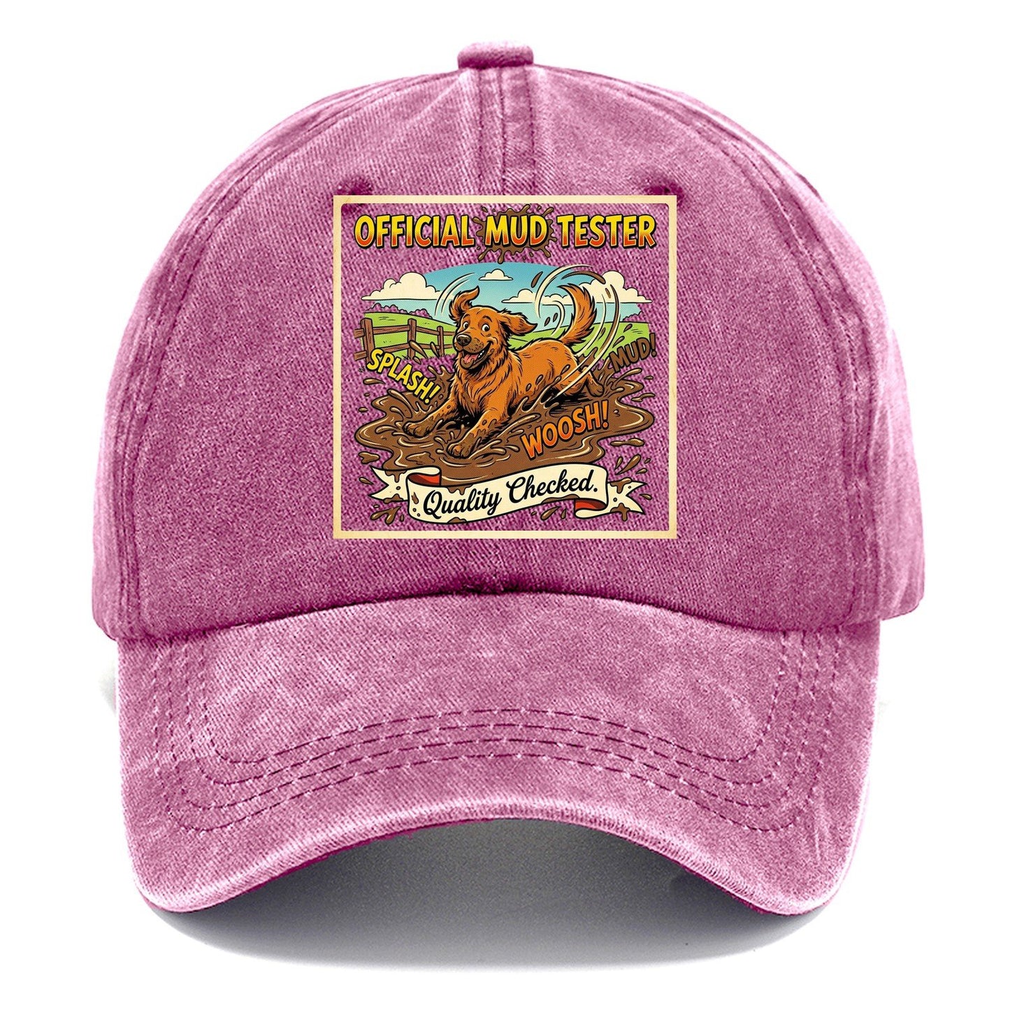 Official Mud Tester Transparent Classic Cap – Dusty Rose