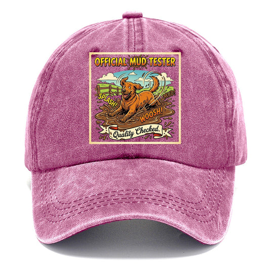 Official Mud Tester Transparent Classic Cap – Dusty Rose