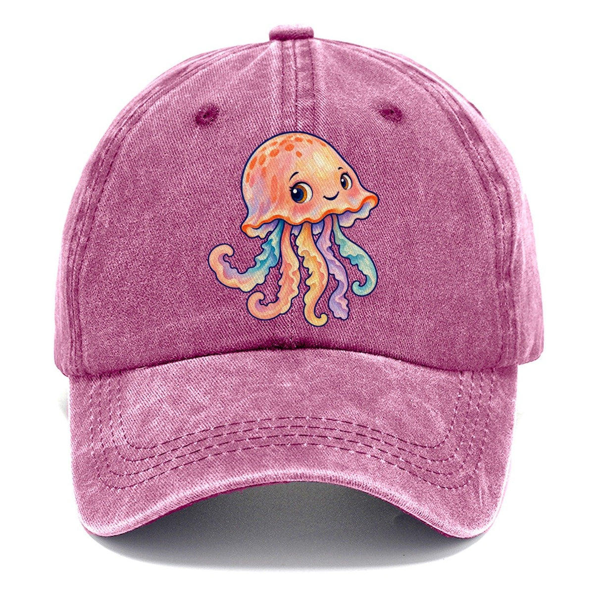 Jellyfish Bell Tilt Sea Sprite Classic Cap – Dusty Rose