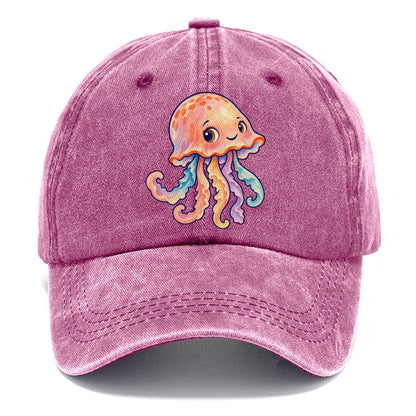Jellyfish Bell Tilt Sea Sprite Classic Cap – Dusty Rose