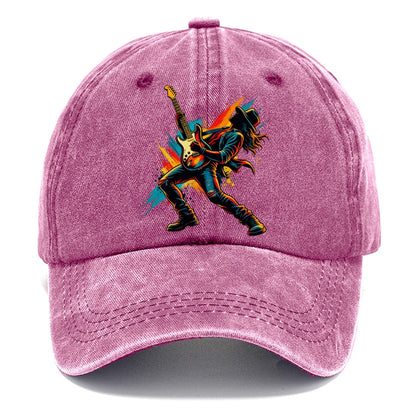 Electric Guitar Icon Music Instruments Classic Cap – Dusty Rose