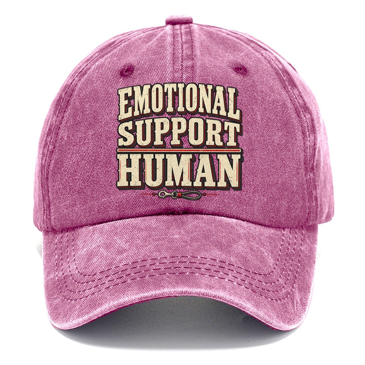 Emotional Support Human American Wit Classic Cap – Dusty Rose