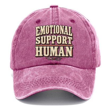 Emotional Support Human American Wit Classic Cap – Dusty Rose
