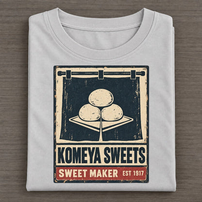 Komeya Sweet Shop Noren Trade Co Classic T-shirt – Grey