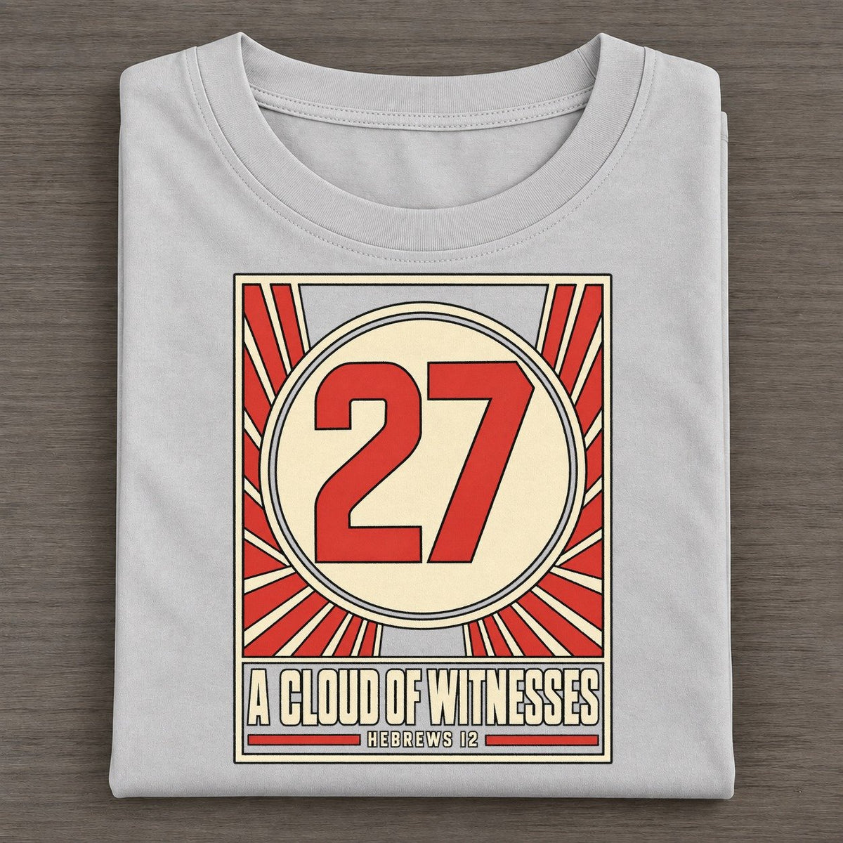 A Cloud Of Witnesses Pit Board Parables Classic T-shirt – Grey