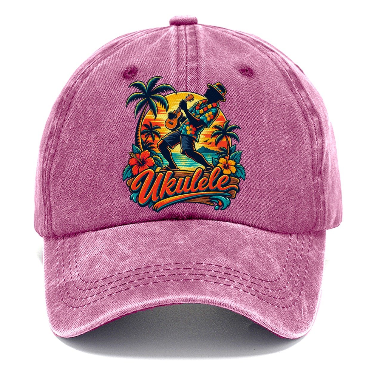 Ukulele Crest Music Instruments Classic Cap – Dusty Rose