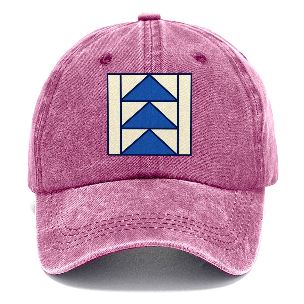 Flying Geese Column Sewing And Quilting Classic Cap – Dusty Rose