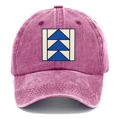 Flying Geese Column Sewing And Quilting Classic Cap – Dusty Rose