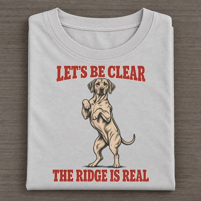 Rhodesian Ridgeback Dog Declarations Classic T-shirt – Grey