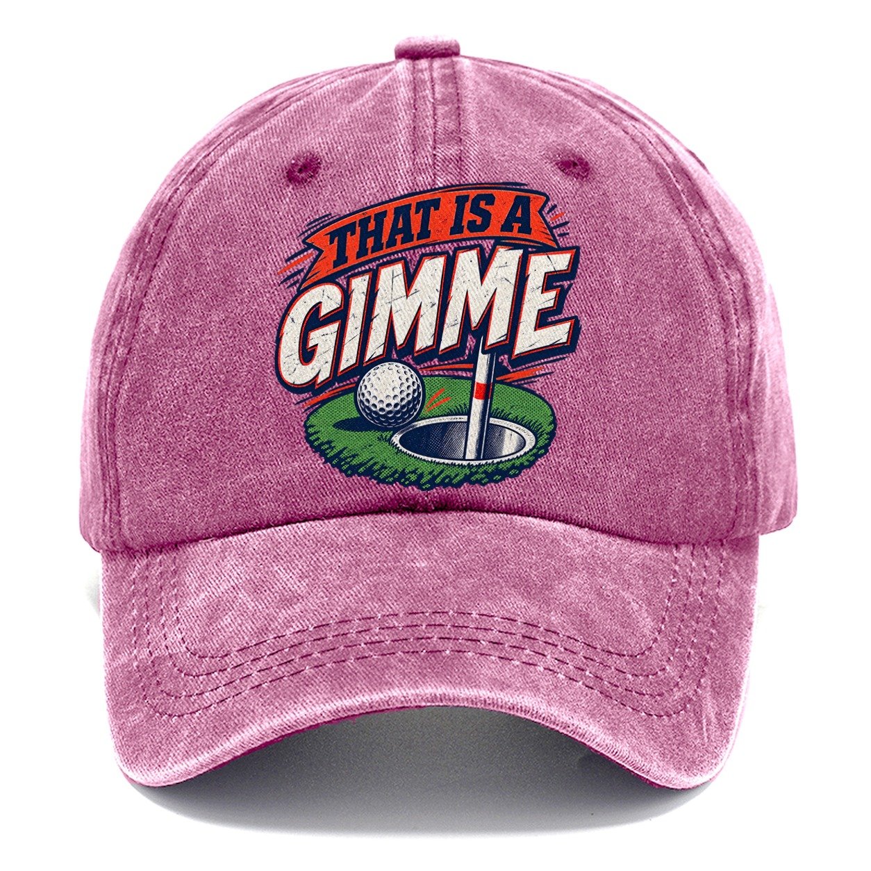 Thats A Gimme Golf Life Classic Cap – Dusty Rose