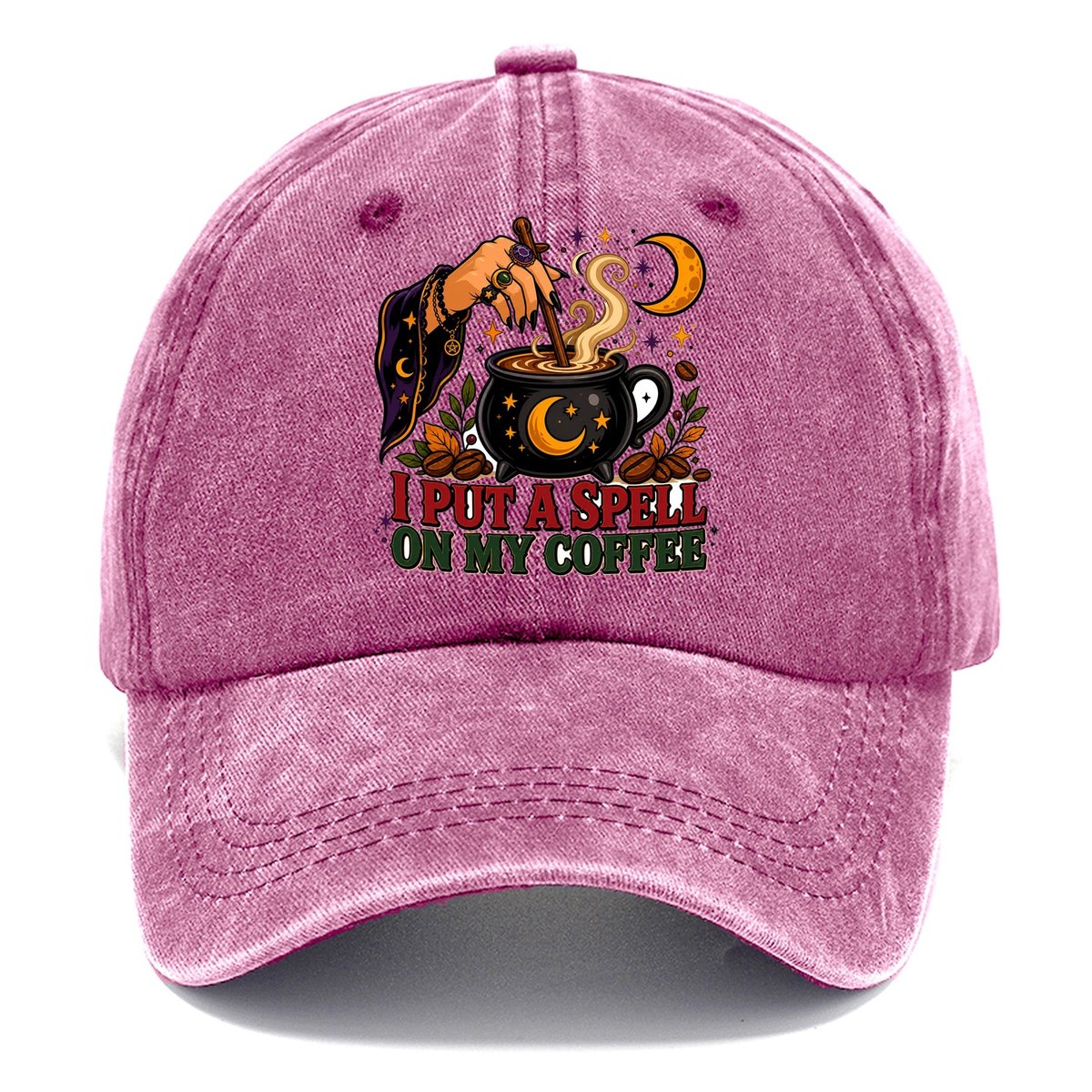 Spell On My Coffee Classic Cap – Dusty Rose