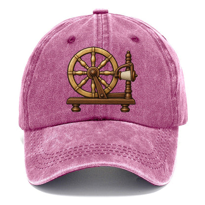 Heritage Spinning Wheel Yarn Crafts Classic Cap – Dusty Rose