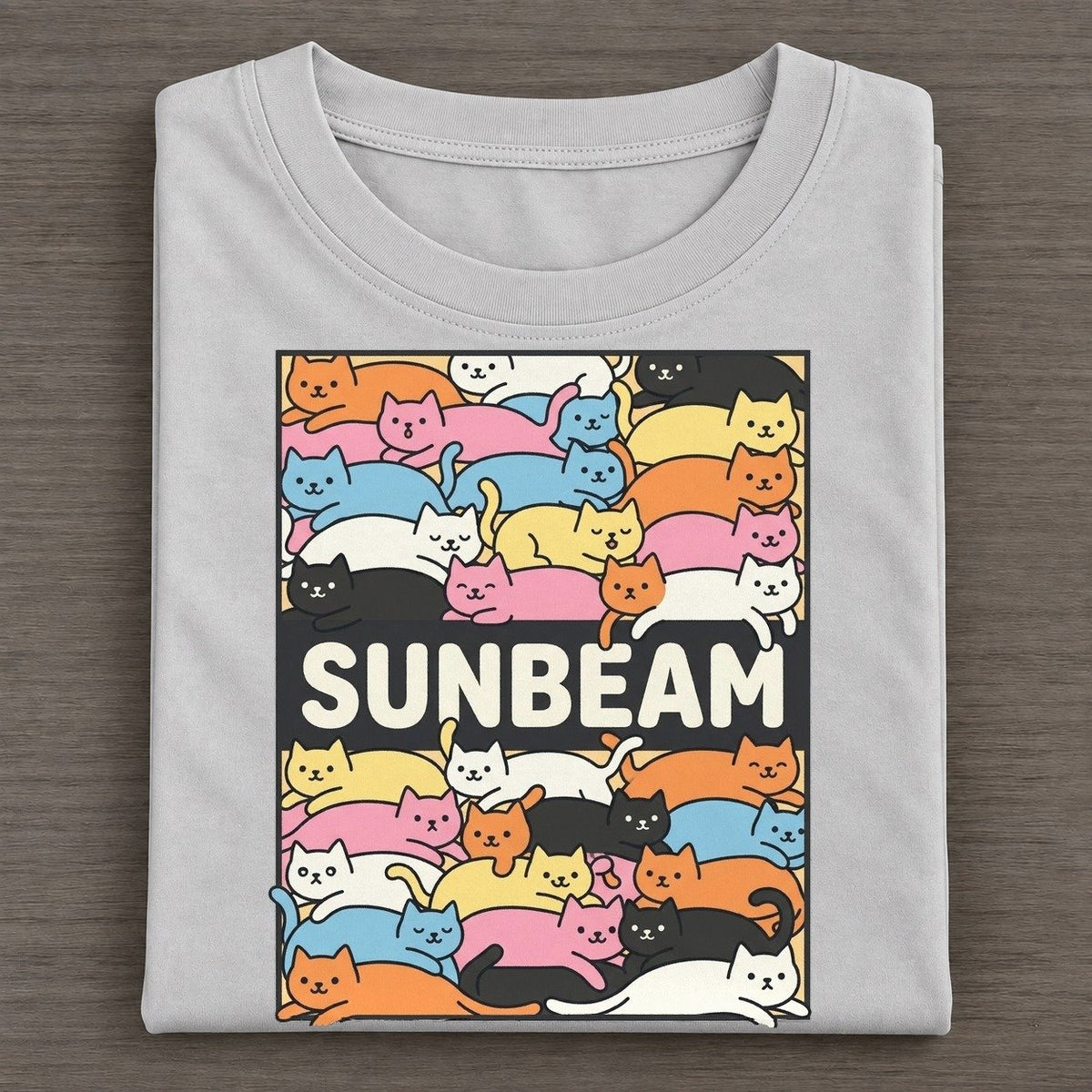 Sunbeam Overcatted Classic T-shirt – Grey