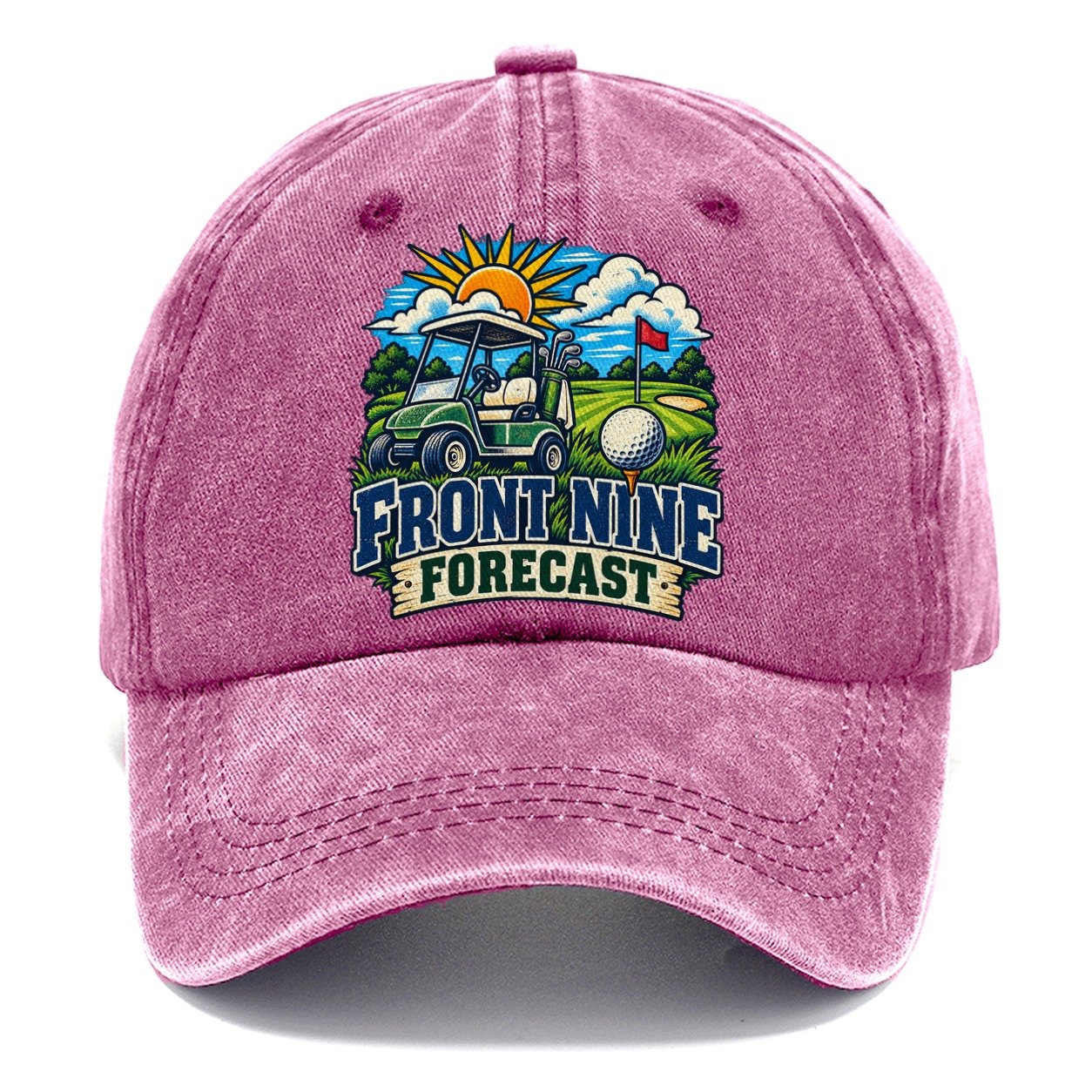 Front Nine Forecast Golf Life Classic Cap – Dusty Rose