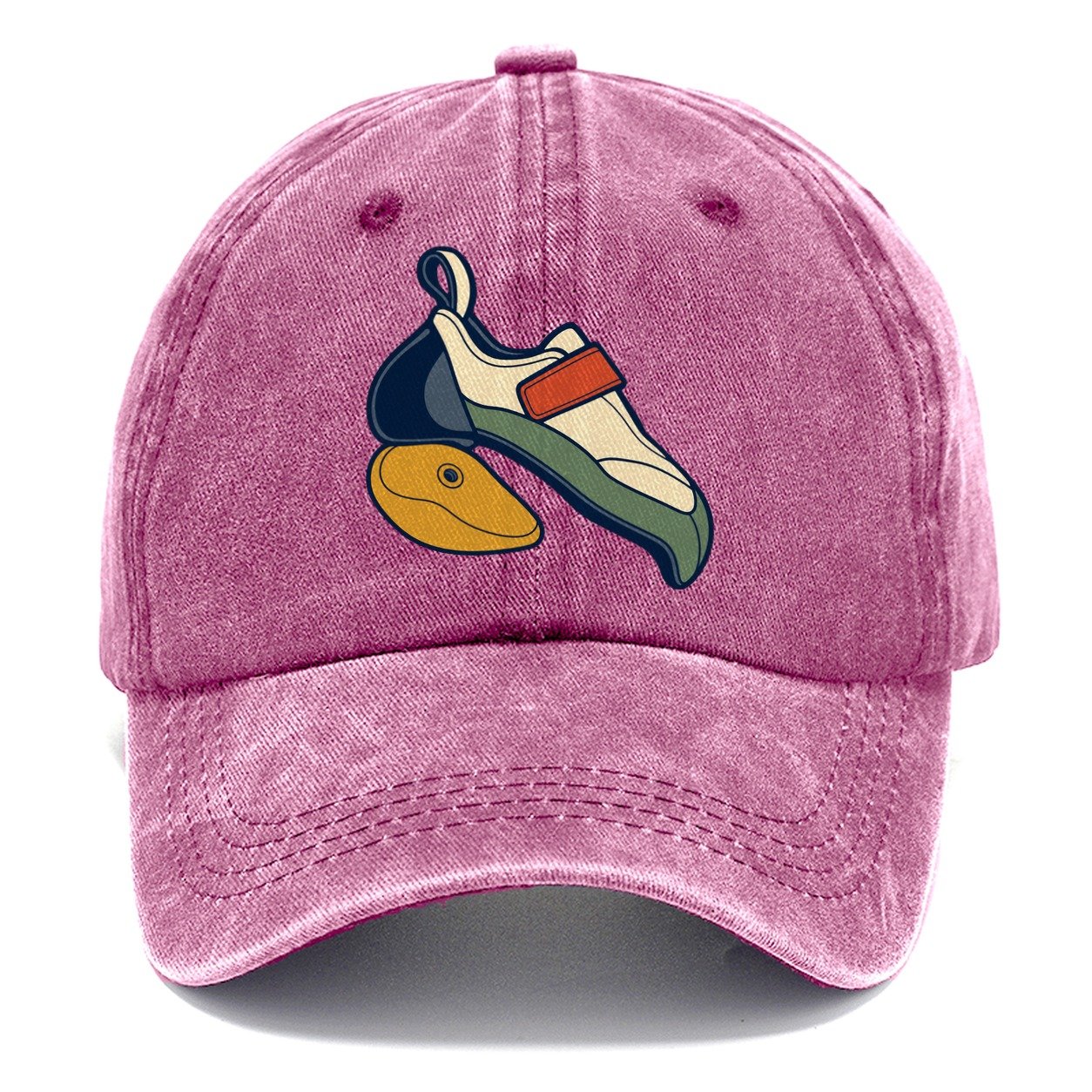Heel Hook Study Rock Climbing Classic Cap – Dusty Rose