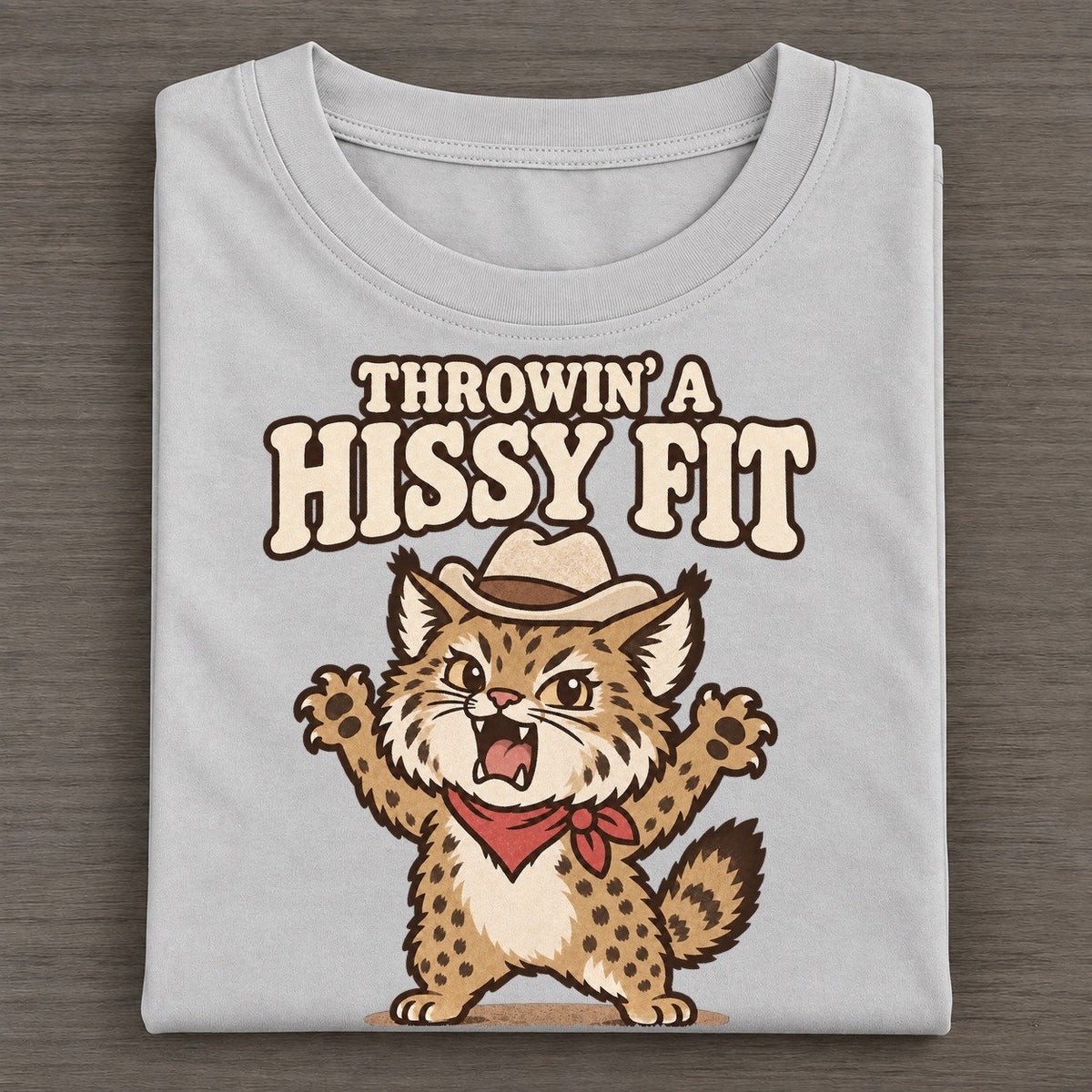 Hissy Fit Well I Declare Classic T-shirt – Grey