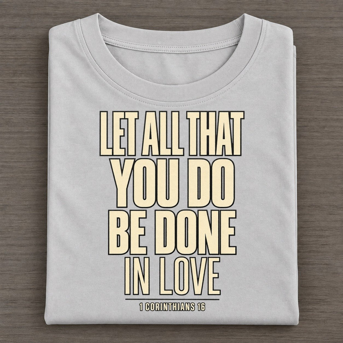 Let All That You Plain Gospel Classic T-shirt – Grey