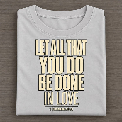 Let All That You Plain Gospel Classic T-shirt – Grey