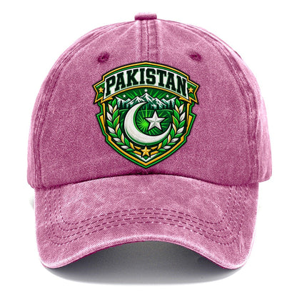 Pakistan Retro Badge Country Logos Classic Cap – Dusty Rose