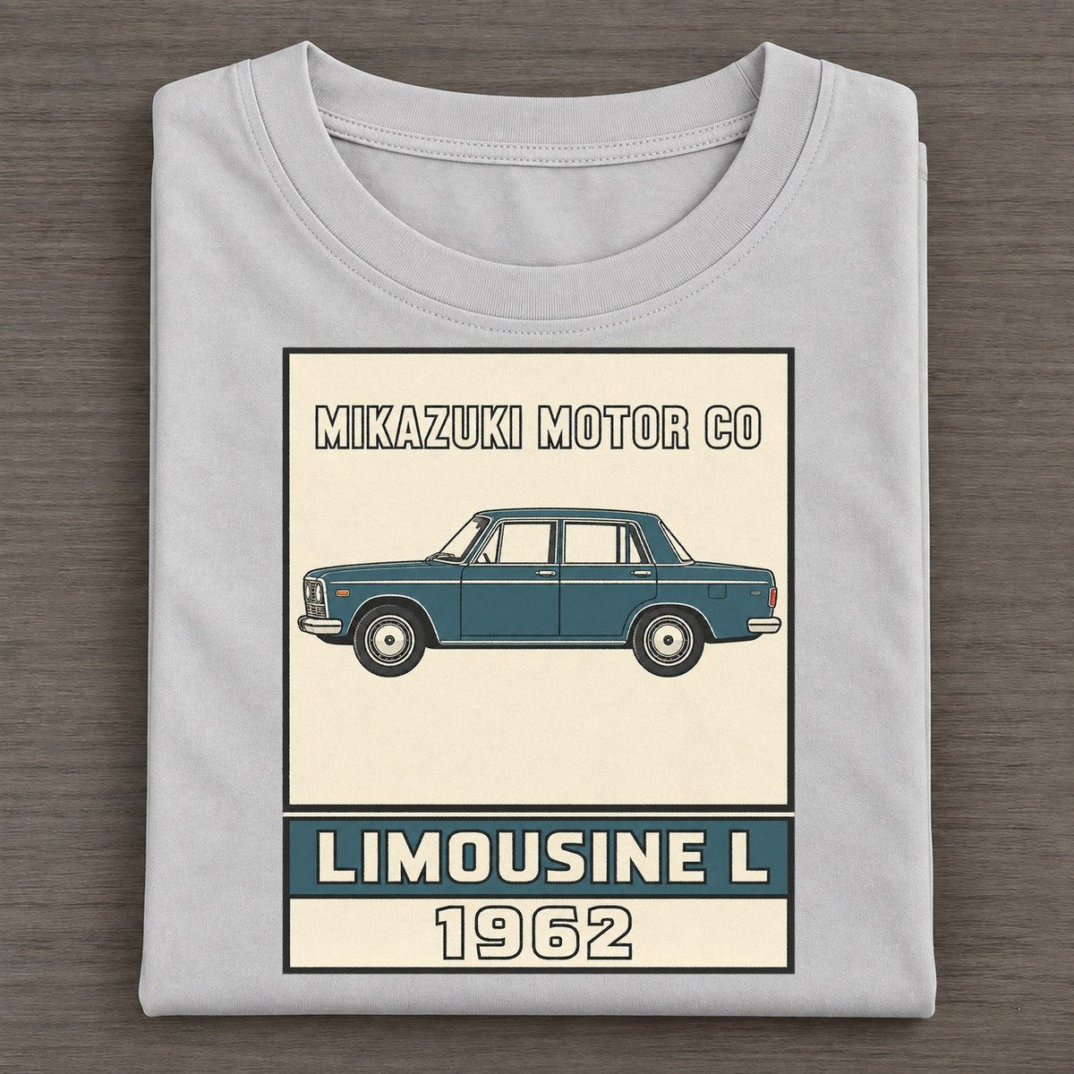 Mikazuki Limousine Showa Speed Plates Classic T-shirt – Grey
