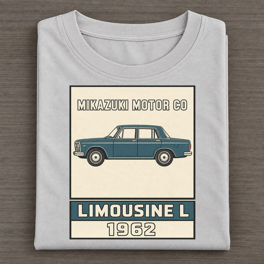Mikazuki Limousine Showa Speed Plates Classic T-shirt – Grey