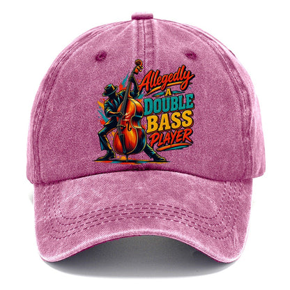 Allegedly A Double Bass Player Music Instruments Classic Cap – Dusty Rose