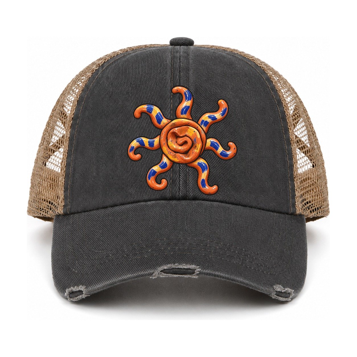 Washed Black-Khaki — front view