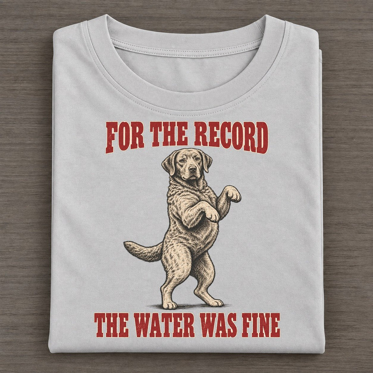 Chesapeake Bay Retriever Dog Declarations Classic T-shirt – Grey