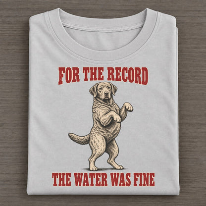 Chesapeake Bay Retriever Dog Declarations Classic T-shirt – Grey