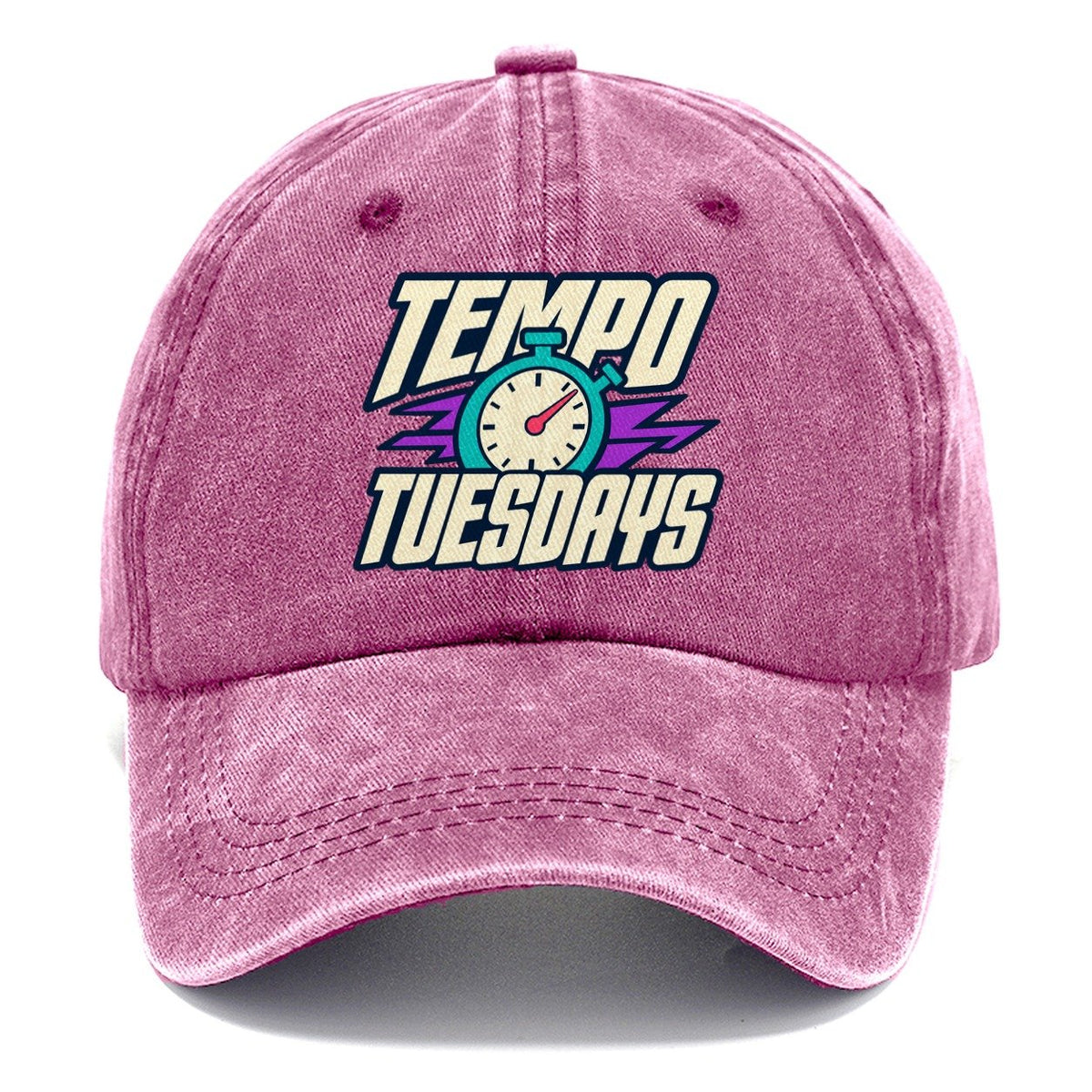 Tempo Tuesdays 90S Running Clubs Classic Cap – Dusty Rose