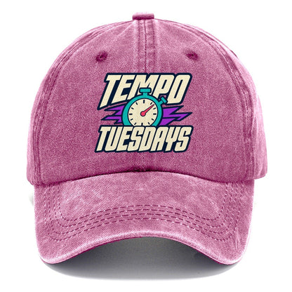 Tempo Tuesdays 90S Running Clubs Classic Cap – Dusty Rose