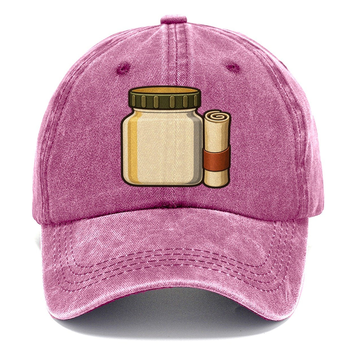 Jar Cache And Log Roll Geocaching Classic Cap – Dusty Rose