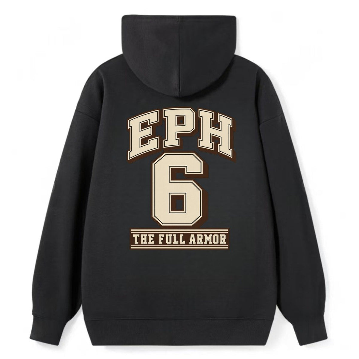 Ephesians 6 Varsity Chapel Varsity Classic Pullover Hoodie – Black