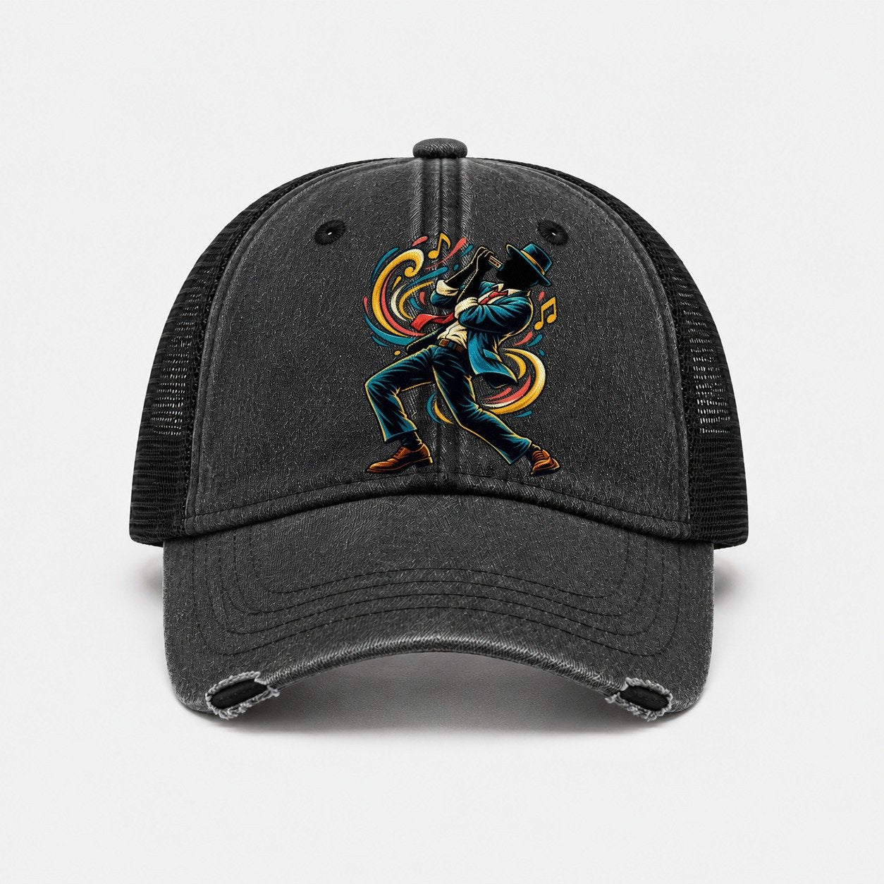 Black — front view