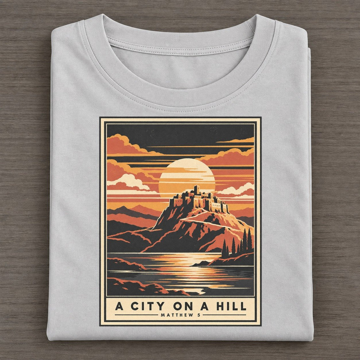 A City On A Given Light Classic T-shirt – Grey