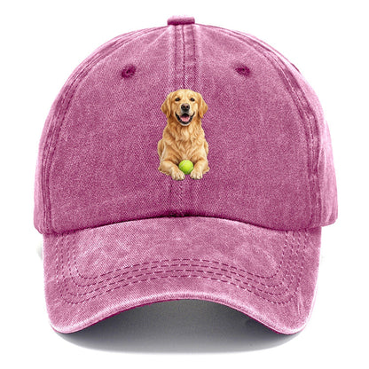 Golden Retriever Tennis Classic Cap – Dusty Rose