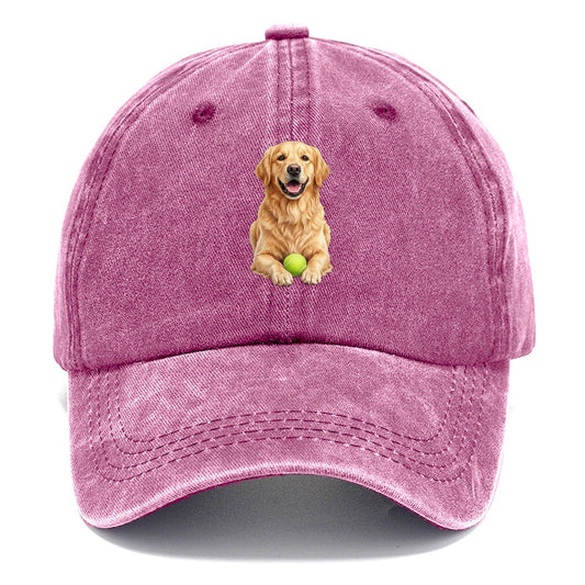 Golden Retriever Tennis Classic Cap – Dusty Rose