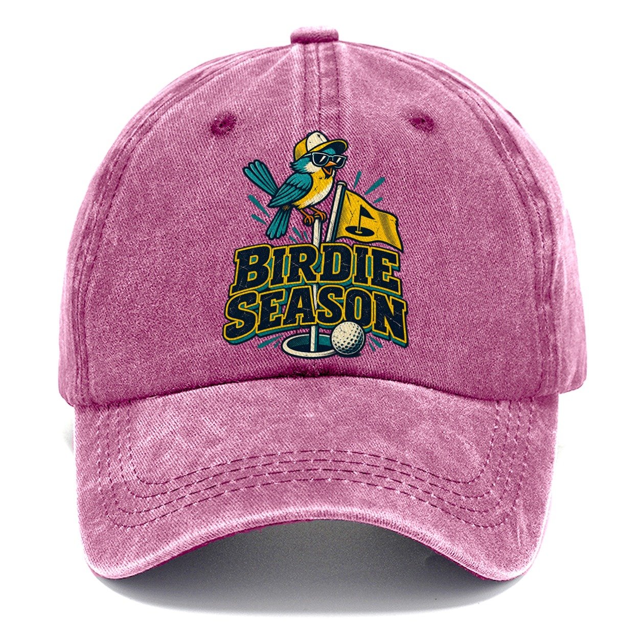 Birdie Season Golf Life Classic Cap – Dusty Rose