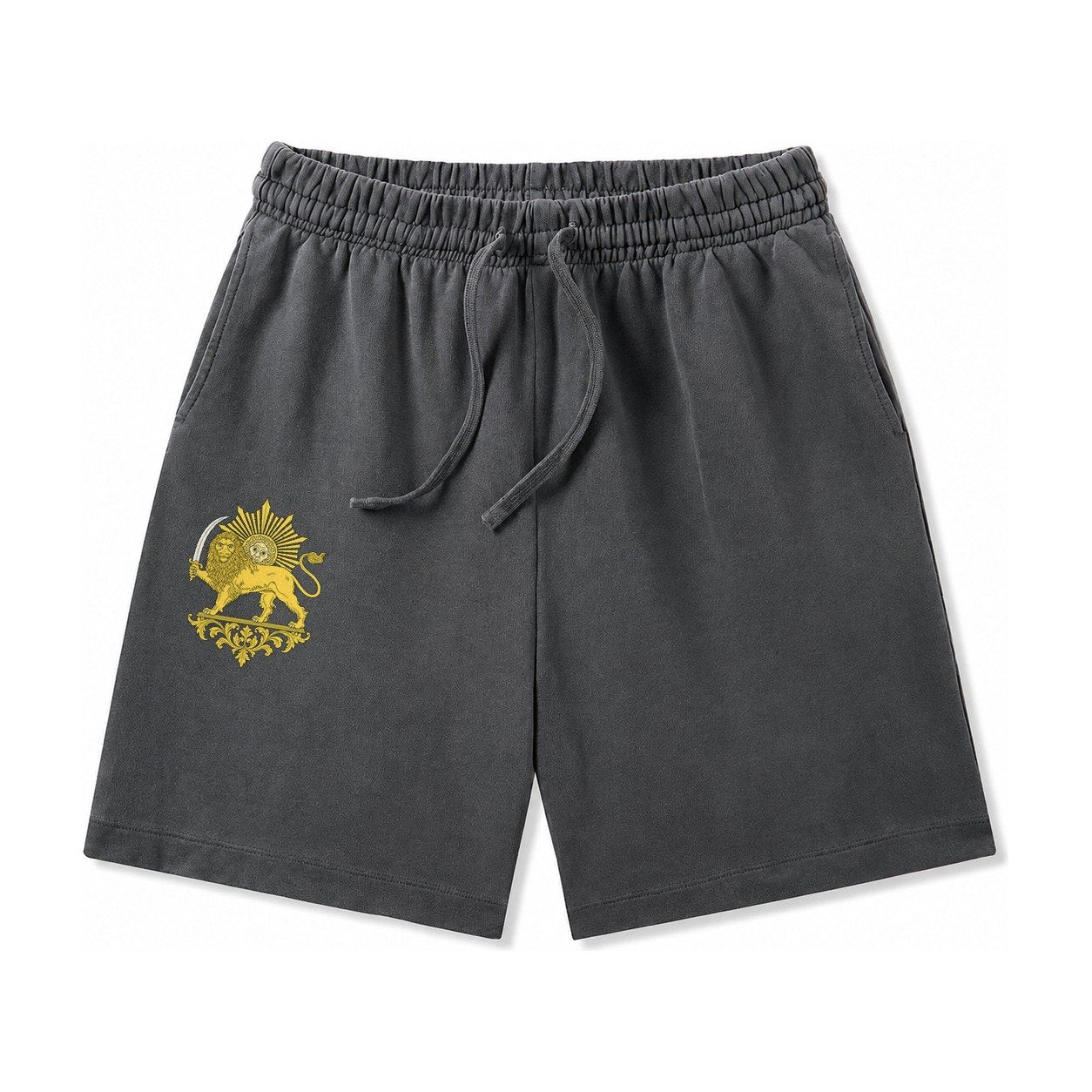 Shir O Khorshid Washed Shorts – Dark Gray