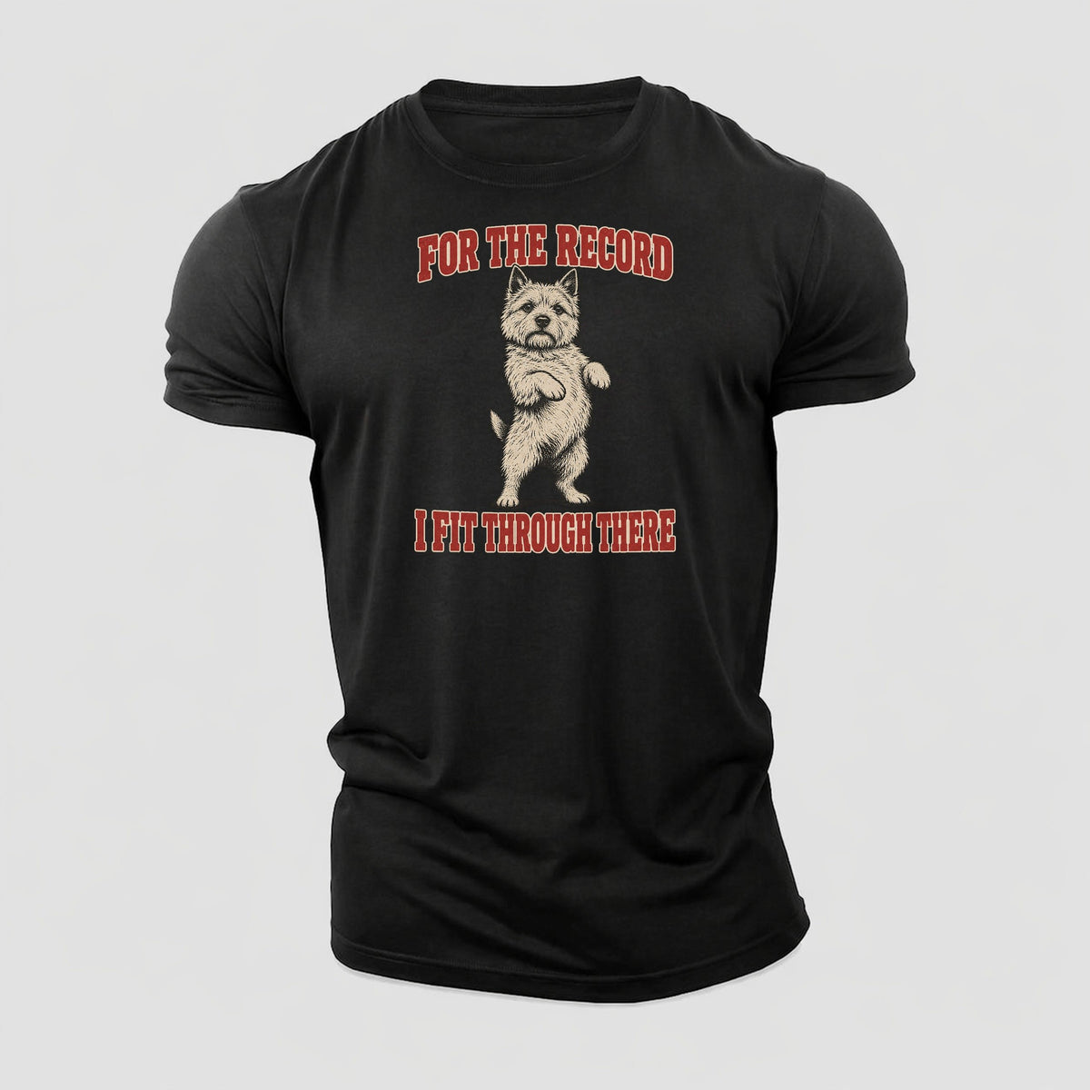 Norwich Terrier Dog Declarations Cotton T-Shirt – Black