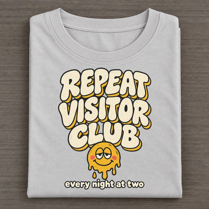 Early Risers Running On Fumes Club Classic T-shirt – Grey